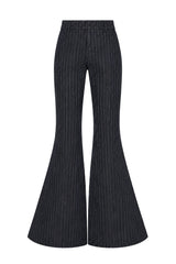 DURHAM PINSTRIPED FLARED PANTS