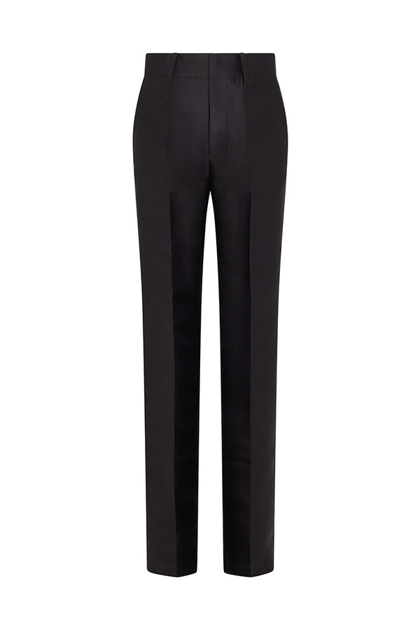 HARLEM MID RISE TAILORED PANTS IN BLACK