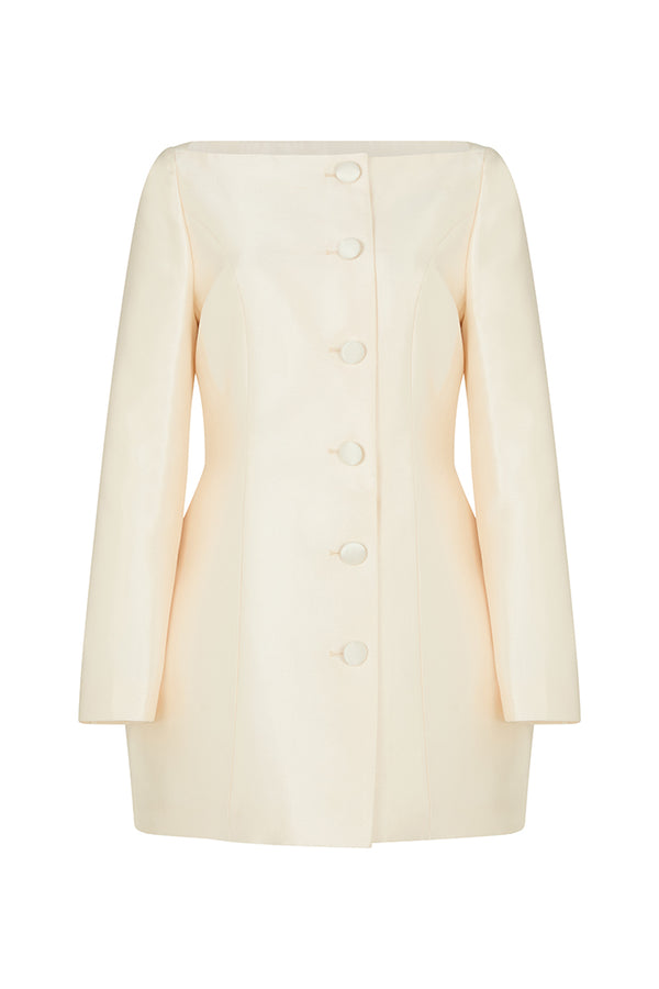 KALBARRI TAILORED BLAZER DRESS IN CHAMPAGNE
