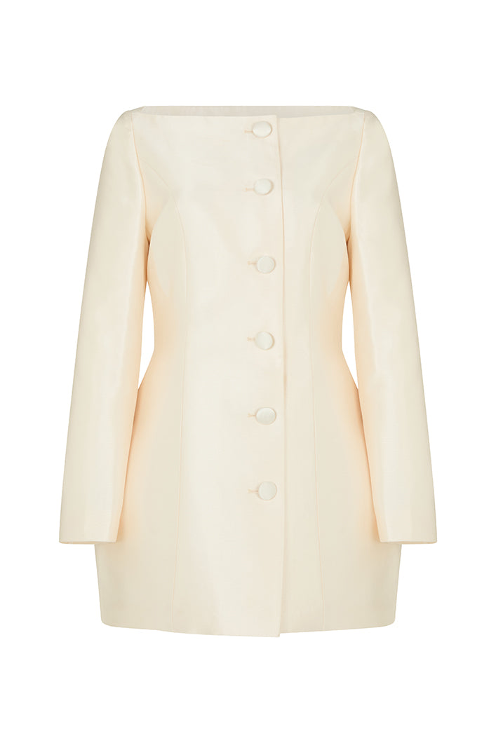 KALBARRI TAILORED BLAZER DRESS IN CHAMPAGNE