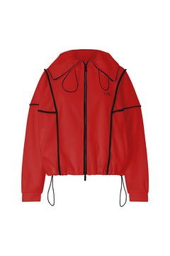 KOBE ZIPPED TRACKSUIT TOP IN RED