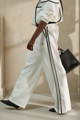 KOBE TRACKSUIT PANTS IN WHITE