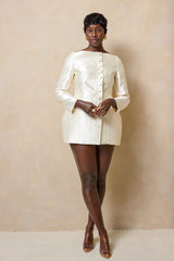 KALBARRI TAILORED BLAZER DRESS IN CHAMPAGNE