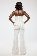 LINCOLN PANTS IN WHITE DENIM
