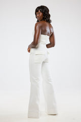 LINCOLN PANTS IN WHITE DENIM