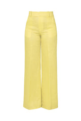 LUXOR LINEN PANTS IN YELLOW