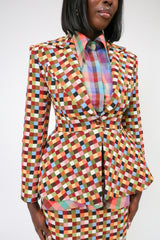 MAINE WOVEN TAILORED BLAZER