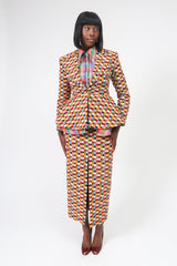 MAINE WOVEN TAILORED BLAZER