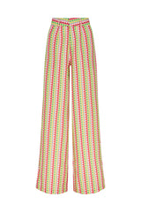 MALI PANTS IN MIDI MULTI DIAMONDS