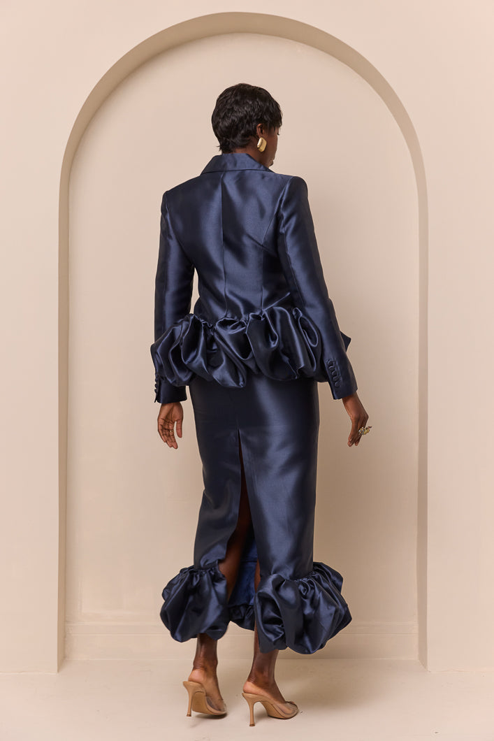 NOLA TAILORED BALLOON HEM BLAZER