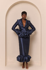 NOLA TAILORED BALLOON HEM BLAZER