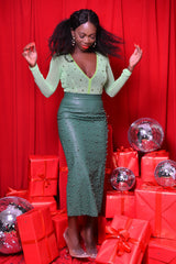 PISA PEARL SHEER BODY IN GREEN