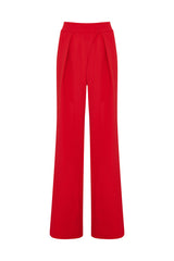 RIO STRAIGHT LEG PANTS IN RED