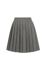 SAKAI PLEATED SKIRT IN GREY