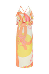 SICILY SLIP DRESS IN KAYSERI PRINT