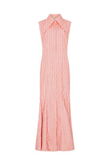 SOFIA SLEEVELESS MAXI DRESS IN PEACH