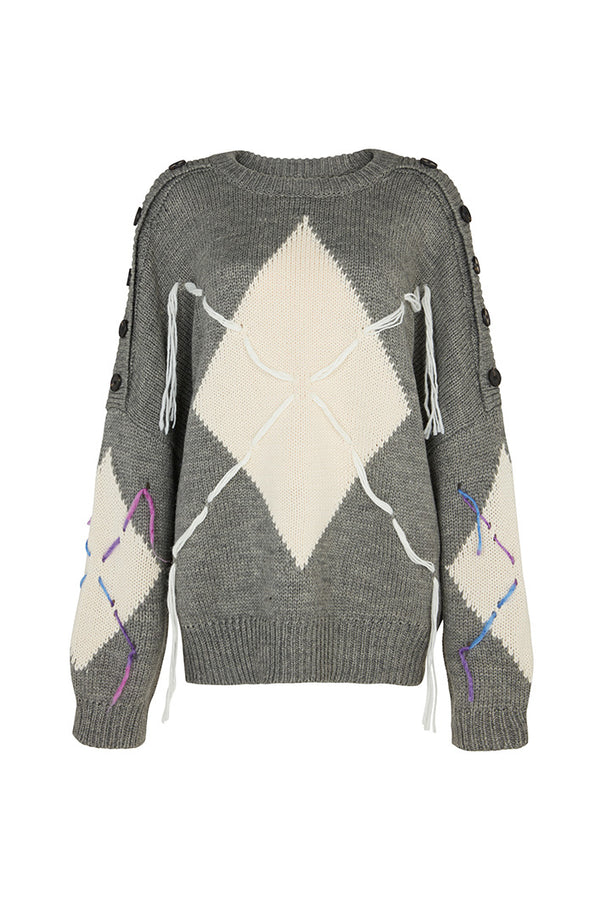SUZHOU KNIT SWEATER IN GREY