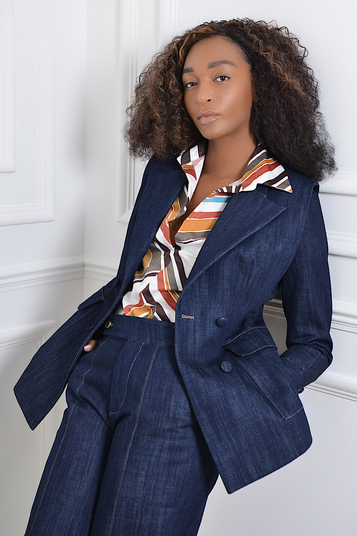 ALDENT DENIM BLAZER