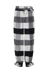 CARDIFF WOOLLEN PANTS IN BLACK AND WHITE