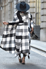 CARDIFF WOOLLEN PANTS IN BLACK AND WHITE