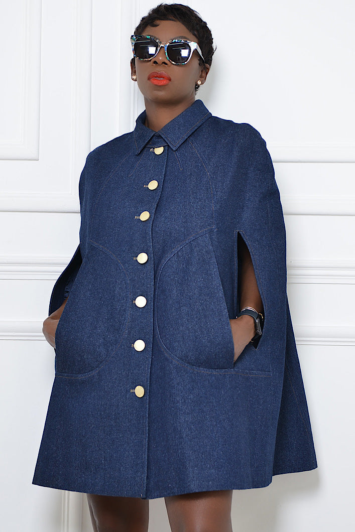 DAKAR DENIM CAPE