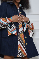 DAKAR DENIM CAPE