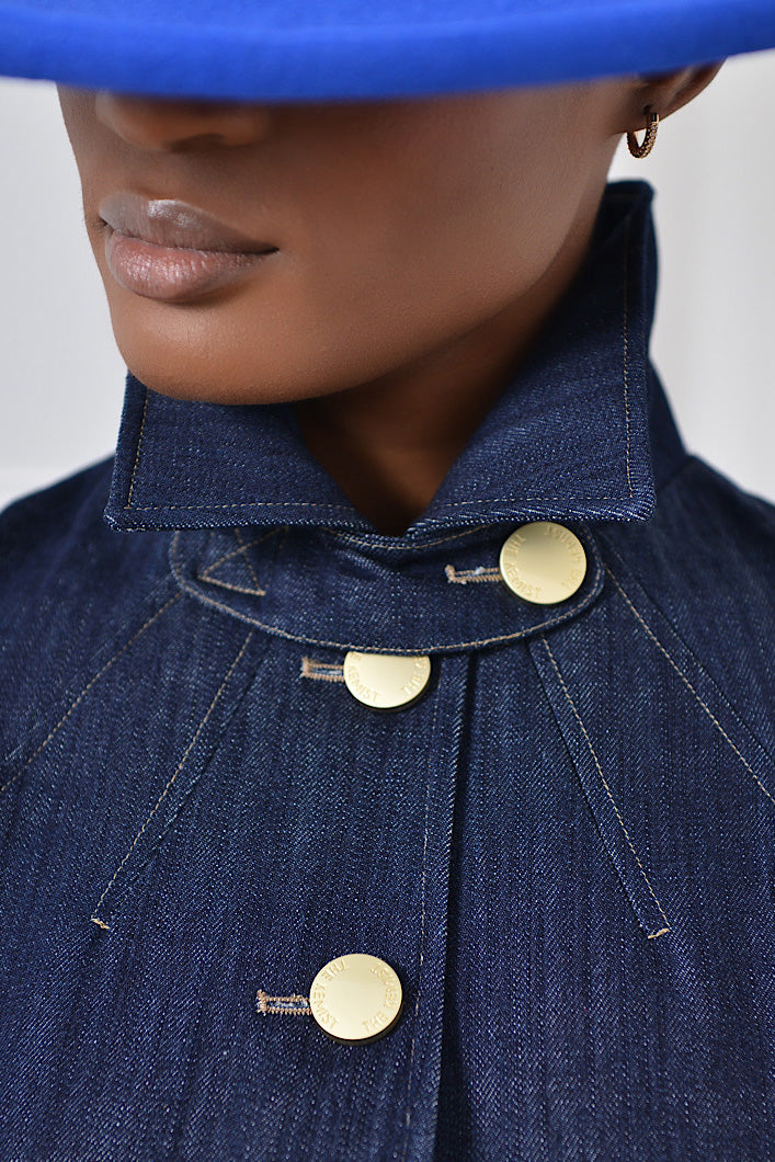 DAKAR DENIM CAPE