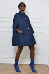 DAKAR DENIM CAPE