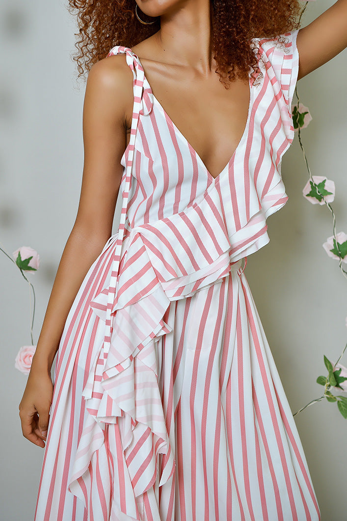 DERRY STRIPE WATERFALL CAMI TOP