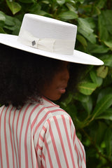 FLORENCE STRAW HAT IN WHITE