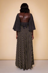 GIRONA SIDE SLIT MAXI SKIRT IN ORAPA PRINT