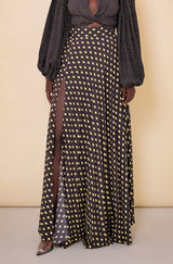 GIRONA SIDE SLIT MAXI SKIRT IN ORAPA PRINT