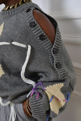 SUZHOU KNIT SWEATER IN GREY
