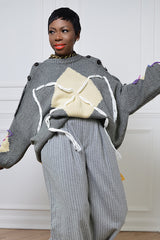 SUZHOU KNIT SWEATER IN GREY