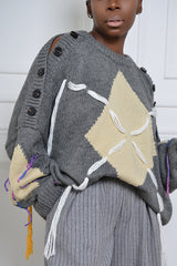 SUZHOU KNIT SWEATER IN GREY