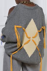 SUZHOU KNIT SWEATER IN GREY