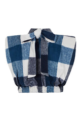 HIGHLAND WOOL SLEEVELESS TOP IN BLUE