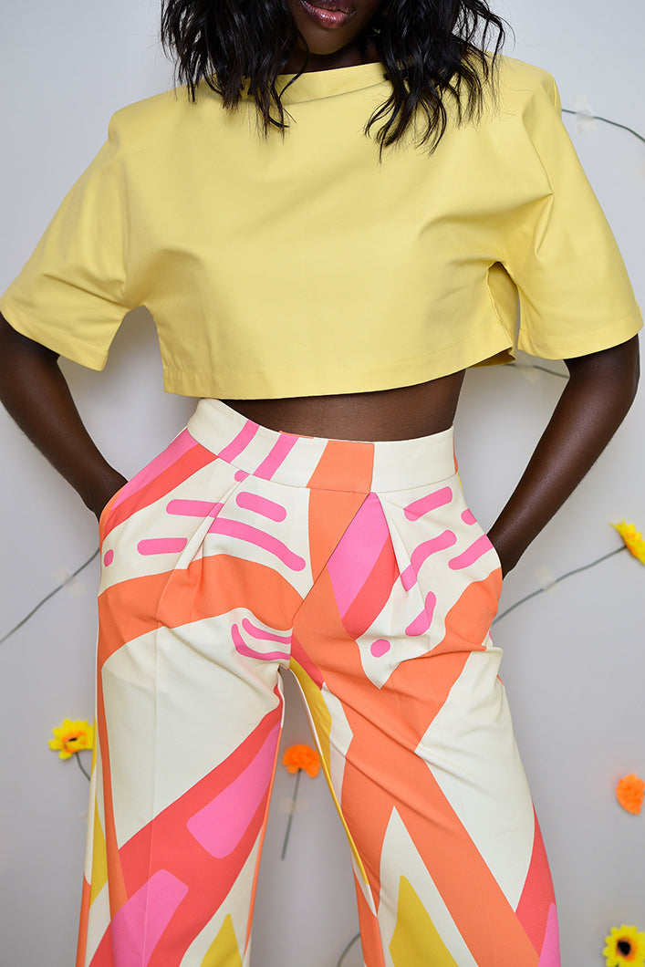 KANO CROPPED BOXY TOP