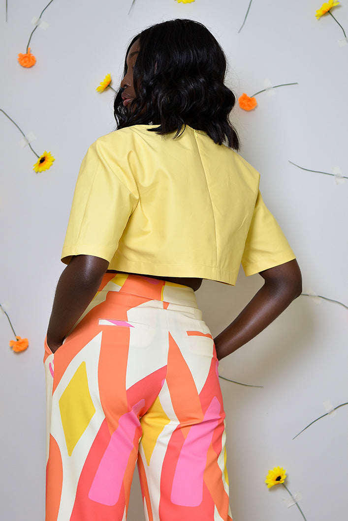 KANO CROPPED BOXY TOP