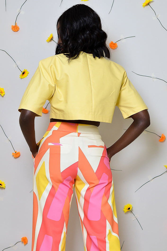 KANO CROPPED BOXY TOP