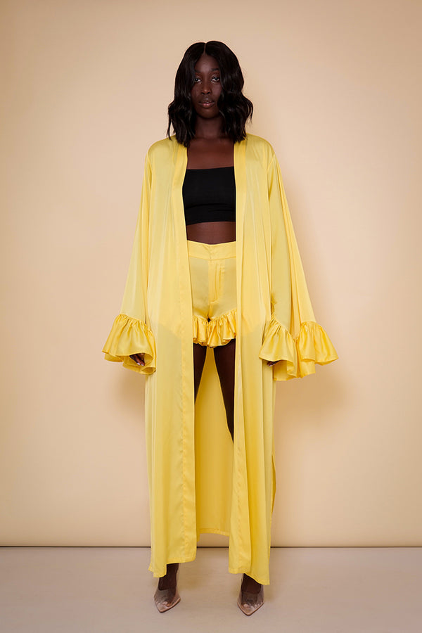KINGSTON KEMI KIMONO IN YELLOW