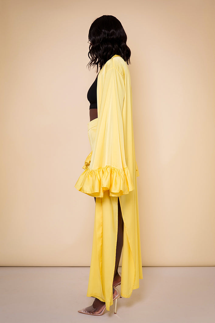 KINGSTON KEMI KIMONO IN YELLOW