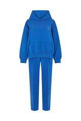 KYOTO HOODED ZIPPER LUXESUIT IN CLASSIC BLUE