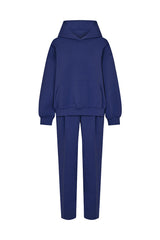 KYOTO HOODED ZIPPER LUXESUIT IN NAVY