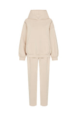 KYOTO HOODED ZIPPER LUXESUIT in Nude