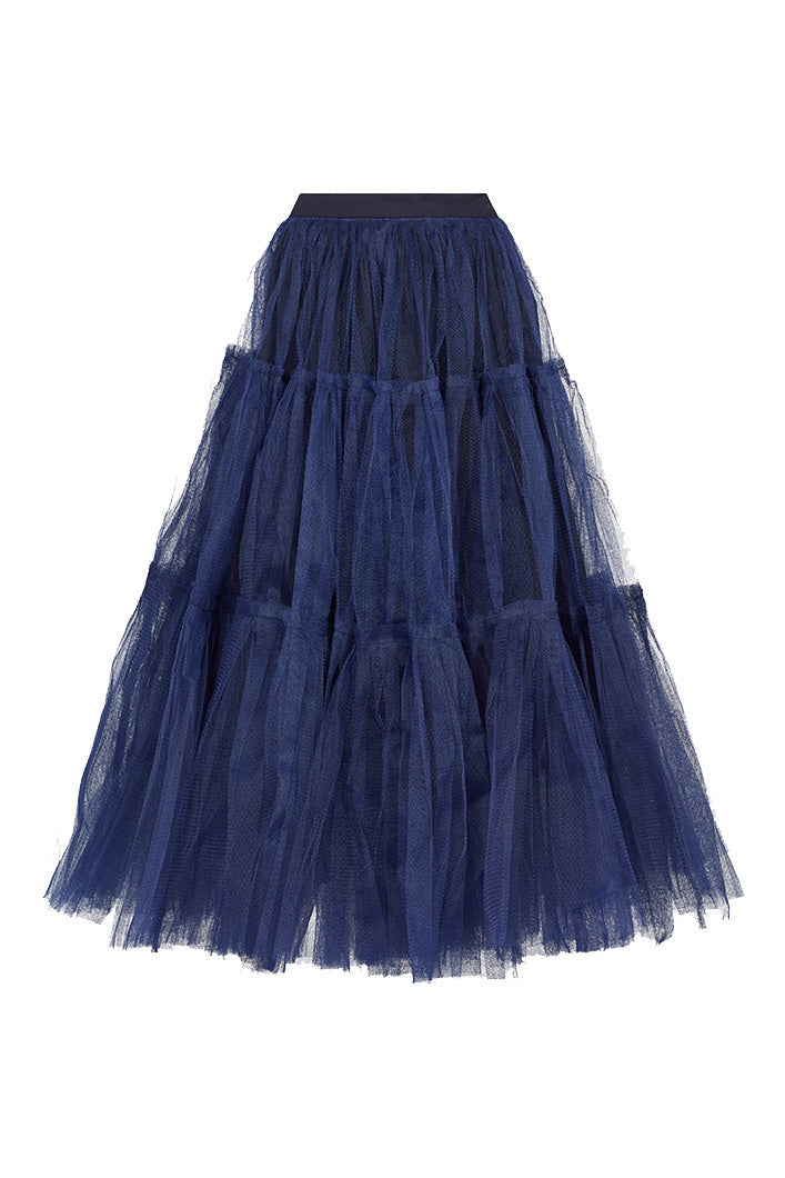 MAYFAIR 22 METER TULLE SKIRT IN NAVY