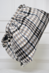 ODESSA WOOLLEN CLUTCH BAG IN WHITE