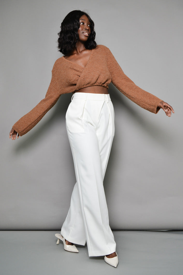 RIO STRAIGHT LEG PANTS IN WHITE