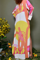 SAMOA MAXI SHIRT DRESS IN KAYSERI PRINT