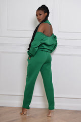 SUITA LUXE PANTS IN GREEN